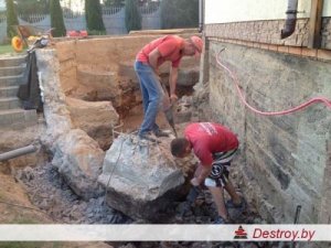 демонтаж стен в Дестрой