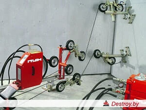 канатная резка бетона