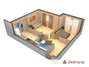 проект перепланировки в квартире