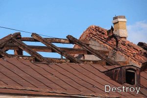 демонтаж крыши